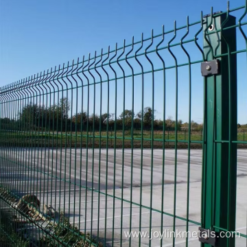 Pvc Coated Galvanized v Bend Curved 3d Fence